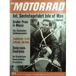 Das Motorrad Nr.21 / 9 Oktober 1965 - Geoff Duke