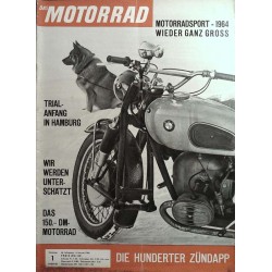 Das Motorrad Nr.1 / 4 Januar 1964 - BMW R 60