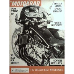 Das Motorrad Nr.4 / 15 Februar 1964 - Vierzylinder