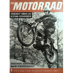 Das Motorrad Nr.1 / 2 Januar 1965 - 75 ccm Victoria