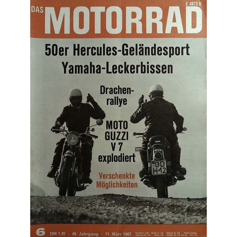 Das Motorrad Nr.6 / 11 März 1967 - Motorradwochenende