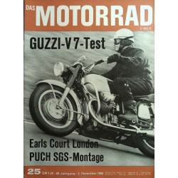 Das Motorrad Nr.25 / 3 Dezember 1966 - Guzzi V7 Test