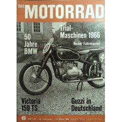 Das Motorrad Nr.6 / 12 März 1966 - 50 Jahre BMW
