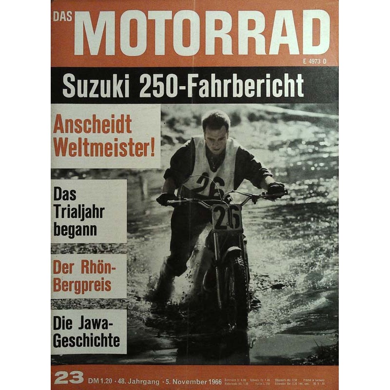 Das Motorrad Nr.23 / 5 November 1966 - Trialjahr