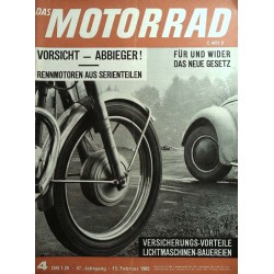 Das Motorrad Nr.4 / 13 Februar 1965 - Vorsicht Abbieger