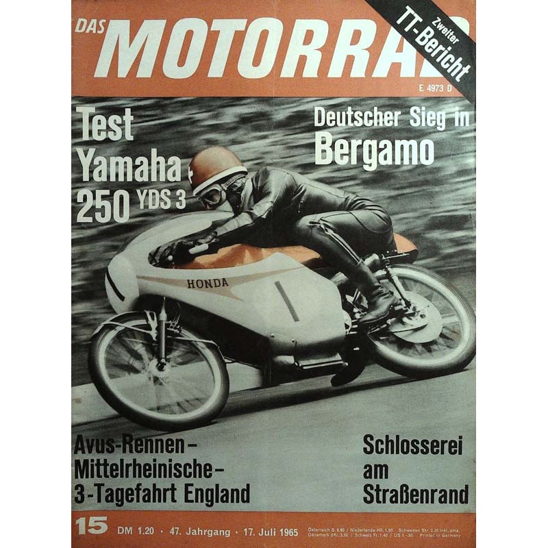 Das Motorrad Nr.15 / 17 Juli 1965 - Zweizylinder Honda