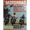 Das Motorrad Nr.16 / 9 August 1975 - Dreier Vergleichstest