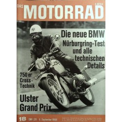 Das Motorrad Nr.18 / 6 September 1969 - Die neue BMW