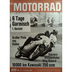 Das Motorrad Nr.20 / 4 Oktober 1969 - Kel Carruthers