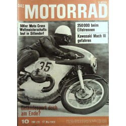 Das Motorrad Nr.10 / 17 Mai 1969 - 500er Moto Cross