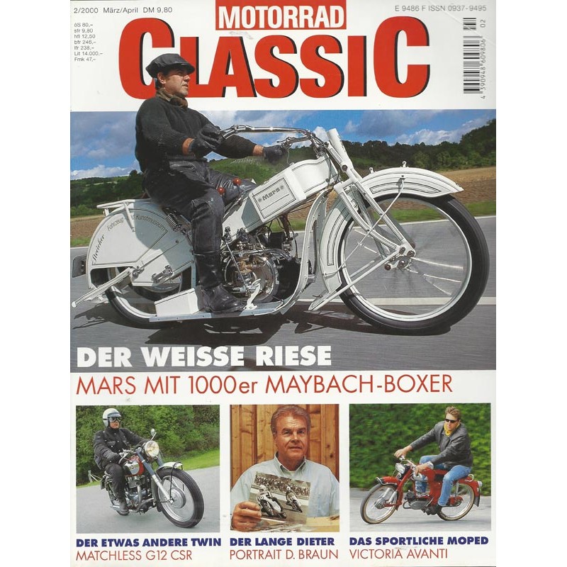 Motorrad Classic 2/00 - März/April 2000 - Der weisse Riese