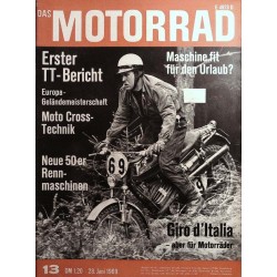 Das Motorrad Nr.13 / 28 Juni 1969 - Rolf Witthöft