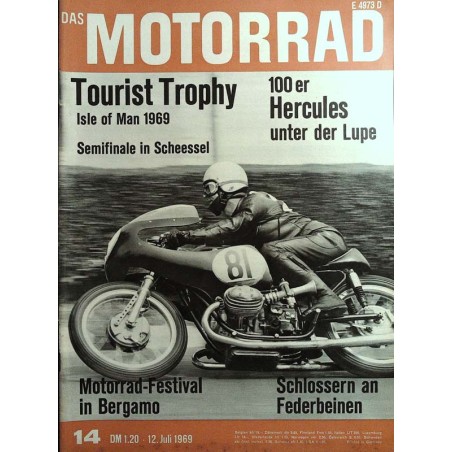 Das Motorrad Nr.14 / 12 Juli 1969 - Hans Otto Butenuth