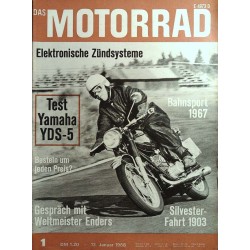 Das Motorrad Nr.1 / 13 Januar 1968 - Yamaha YDS-5