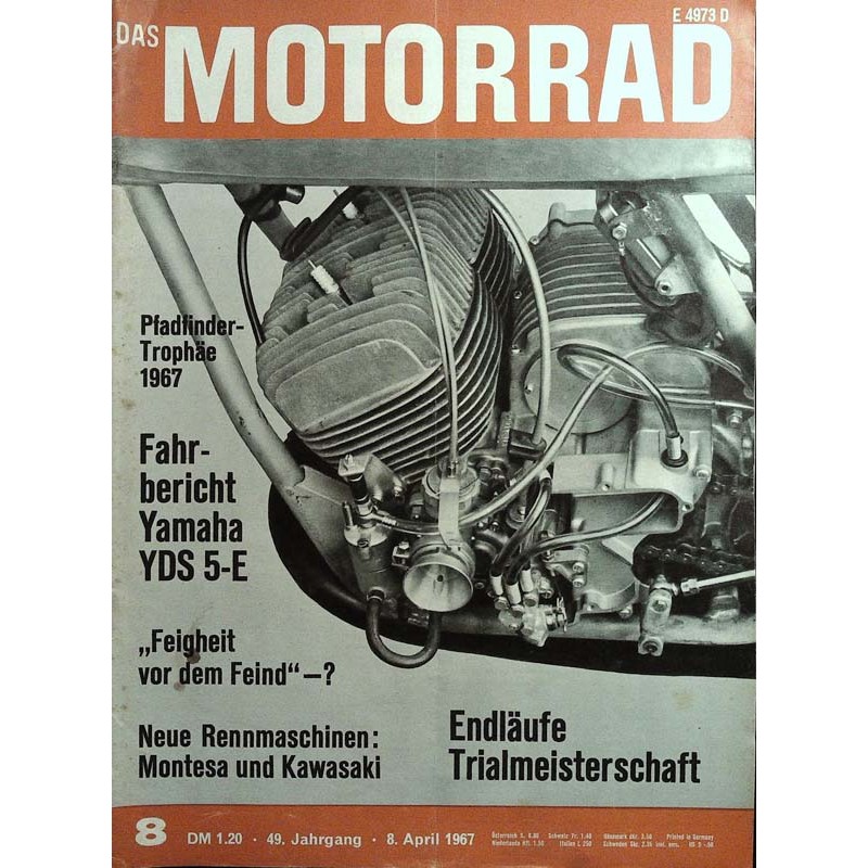 Das Motorrad Nr.8 / 8 April 1967 - Kawasaki Samurai