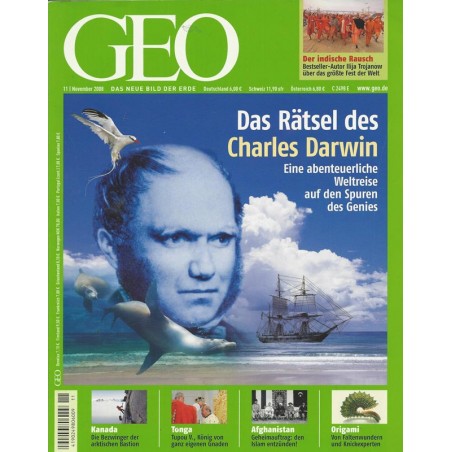 Geo Nr. 11 / November 2008 - Das Rätsel des Charles Darwin