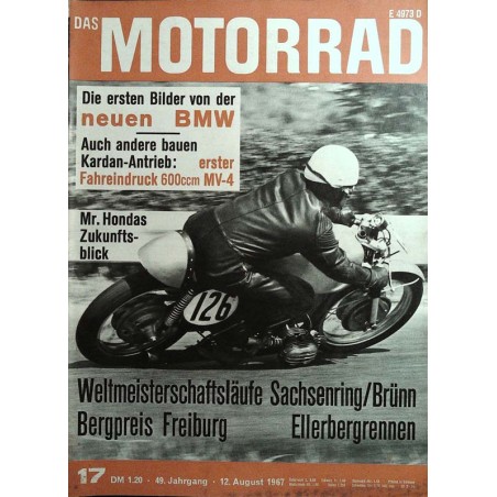 Das Motorrad Nr.17 / 12 August 1967 - Ellenbergrennen