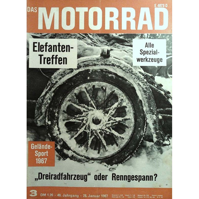 Das Motorrad Nr.3 / 28 Januar 1967 - Elefantentreffen