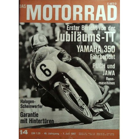 Das Motorrad Nr.14 / 1 Juli 1967 - Giacomo Agostini