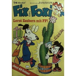 Fix und Foxi 28 Jahrg. Band 5 / 1980 - Lernt Zaubern mit FF