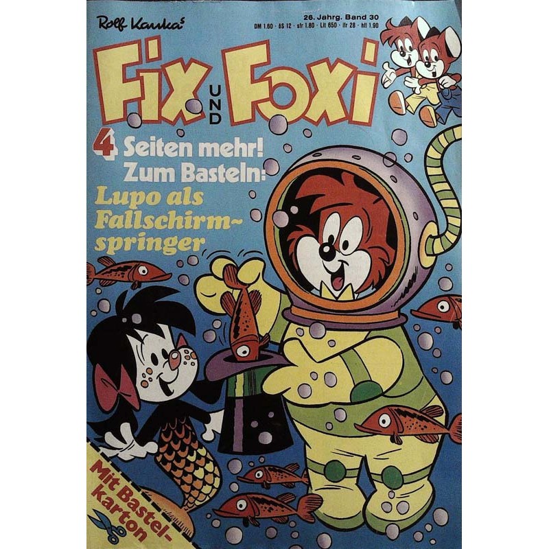 Fix und Foxi 26 Jahrg. Band 30 / 1978 - Fallschirmspringer