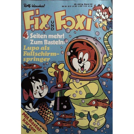 Fix und Foxi 26 Jahrg. Band 30 / 1978 - Fallschirmspringer