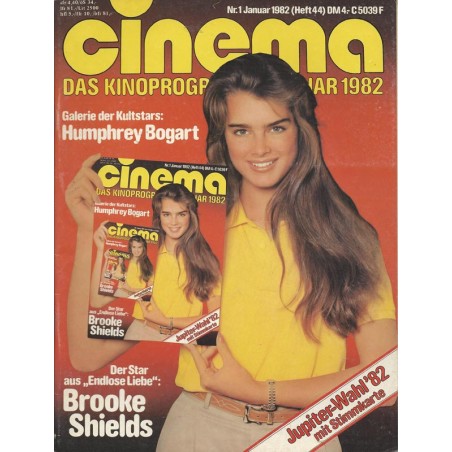 CINEMA 1/82 Januar 1982 - Brooke Shields