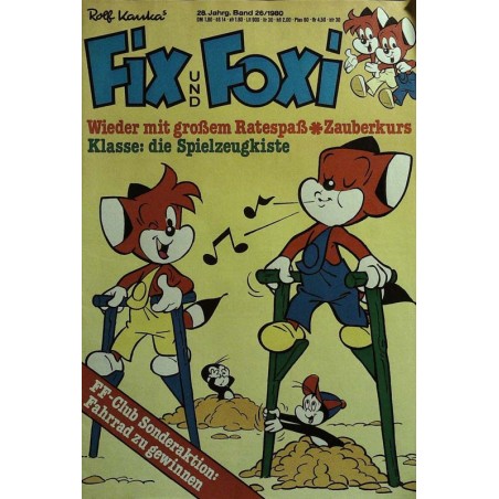 Fix und Foxi 28 Jahrg. Band 26 / 1980 - Die Spielzeugkiste