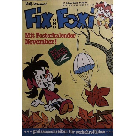 Fix und Foxi 27 Jahrg. Band 44 / 1979 - Posterkalender