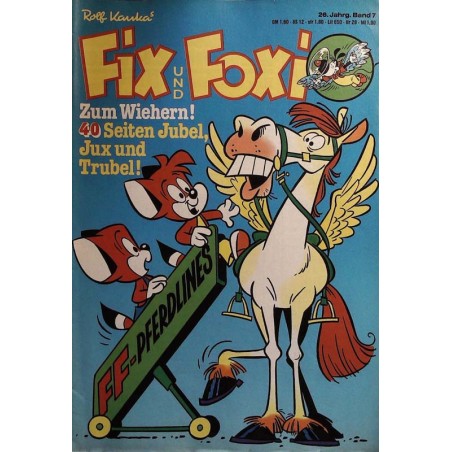 Fix und Foxi 26 Jahrg. Band 7 / 1978 - FF-Pferdlines