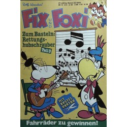 Fix und Foxi 27 Jahrg. Band 32 / 1979 - Rettungshubschrauber