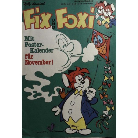 Fix und Foxi 26 Jahrg. Band 44 / 1978 - Posterkalender