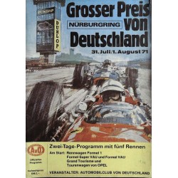 Grosser Preis von Deutschland / Nürburgring 31 Juli/August 1971