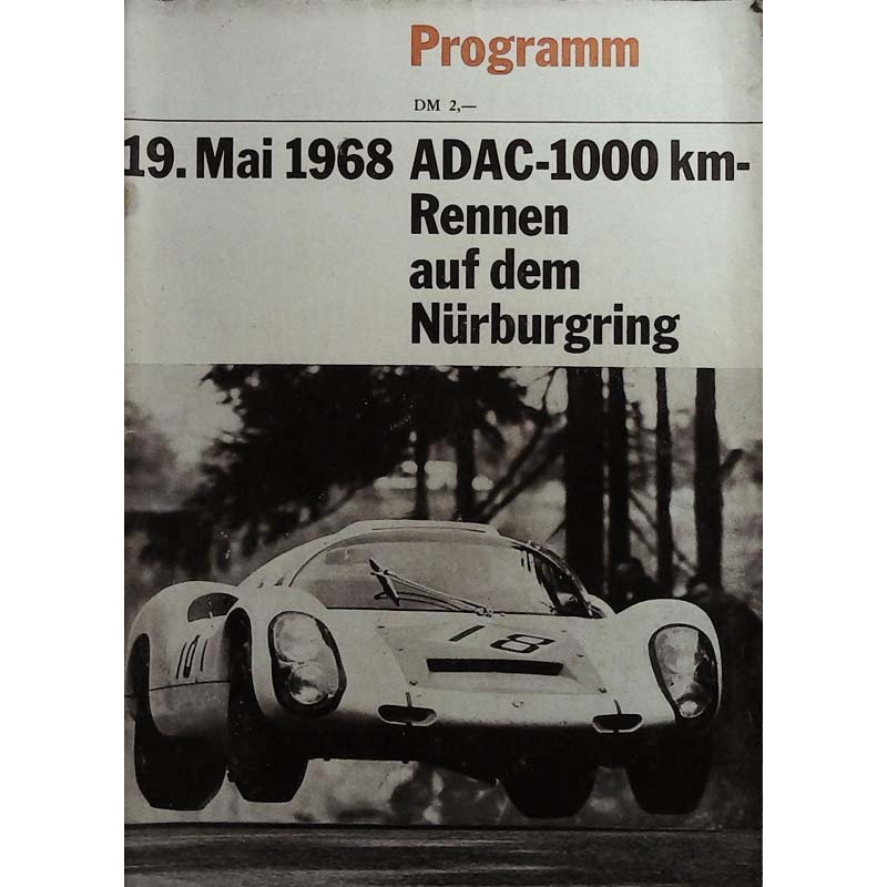 ADAC 1000 km-Rennen Nürburgring 19 Mai 1968