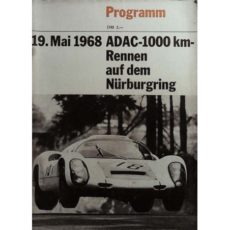 ADAC 1000 km-Rennen Nürburgring 19 Mai 1968