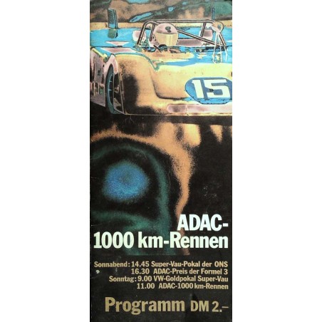 ADAC 1000 km-Rennen Nürburgring 27/28 Mai 1972