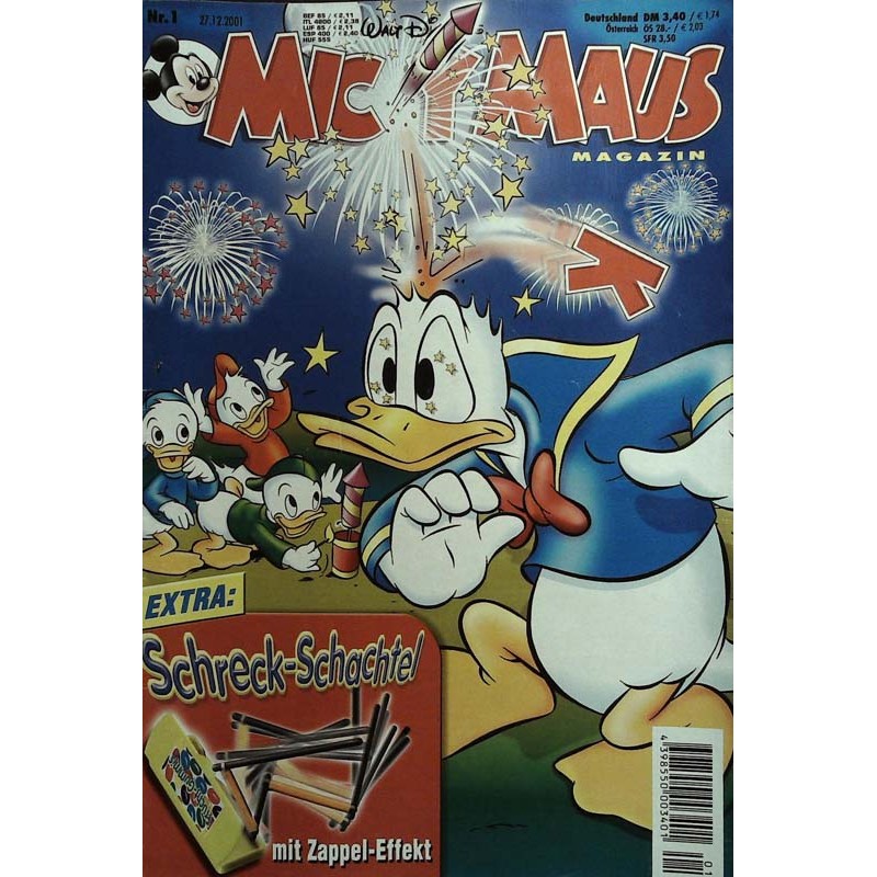 Micky Maus Nr. 1 / 27 Dezember 2001 - Schreck Schachtel