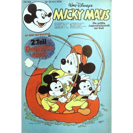 Micky Maus Nr. 19 / 9 Mai 1978 - Detektivspiel Teil 2