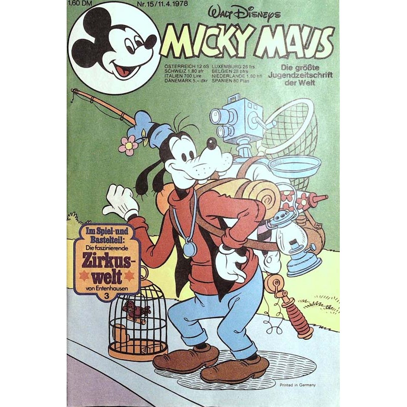 Micky Maus Nr. 15 / 11 April 1978 - Zirkuswelt 3