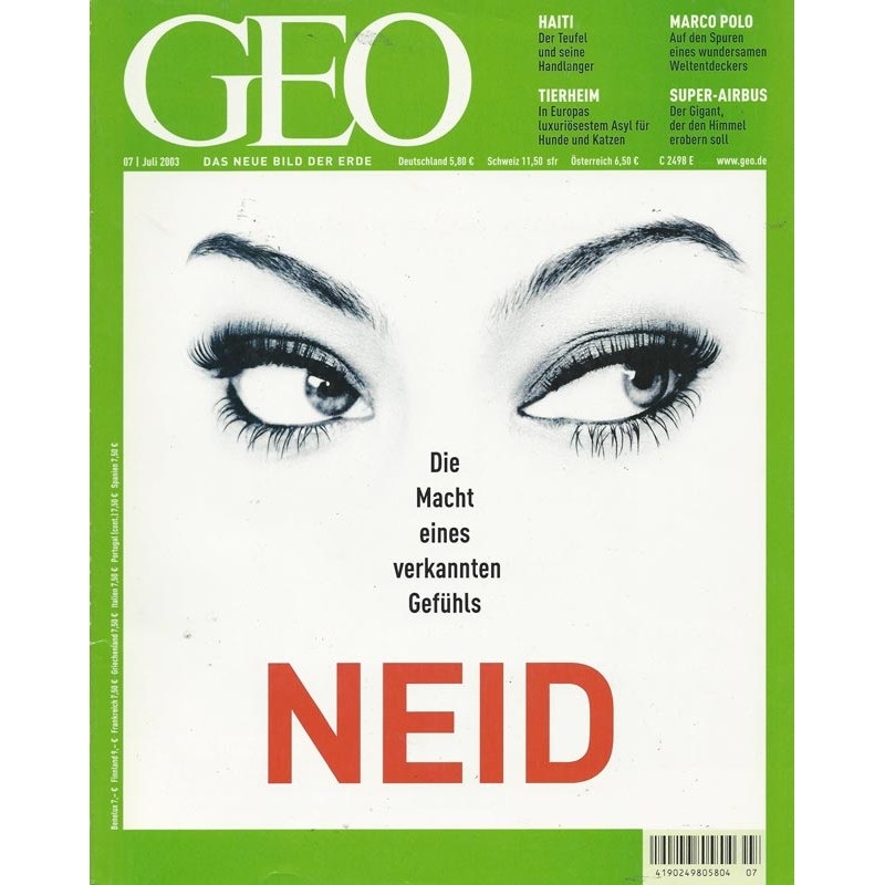 Geo Nr. 7 / Juli 2003 - NEID