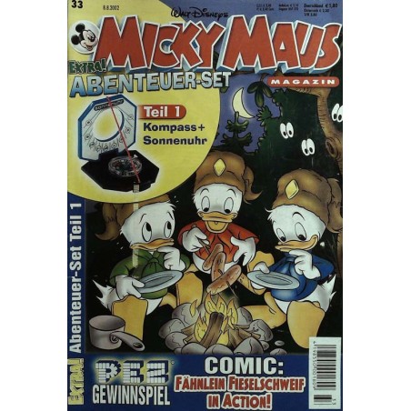 Micky Maus Nr. 33 / 8 August 2002 - Abenteuer Set