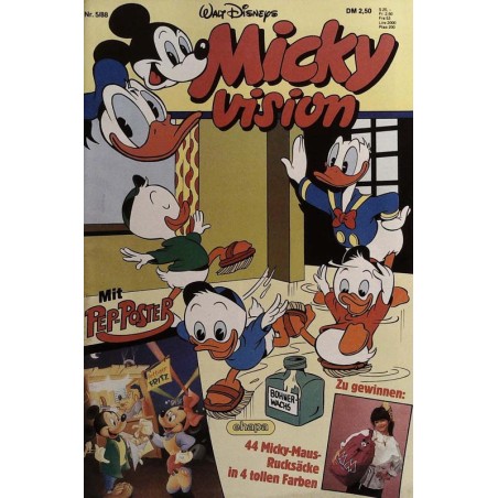 Micky Vision Nr. 5 / 1988 - Mit Pep-Poster