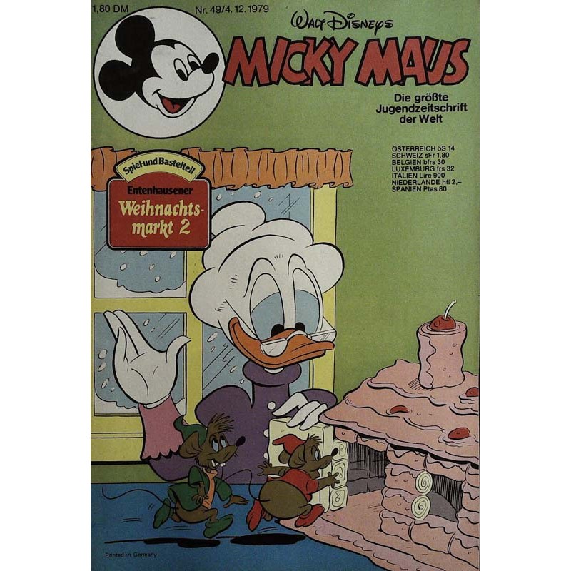 Micky Maus Nr. 49 / 4 Dezember 1979 - Weihnachtsmarkt 2