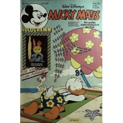 Micky Maus Nr. 24 / 3 Juni 1987 - Hologramm