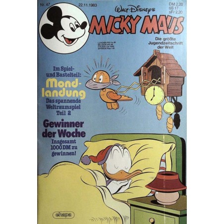 Micky Maus Nr. 47 / 22 November 1983 - Mondlandung