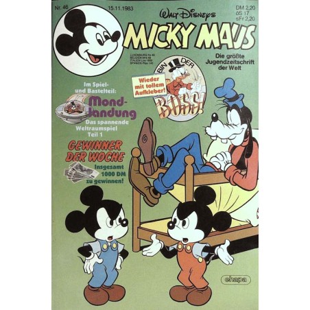 Micky Maus Nr. 46 / 15 November 1983 - Mondlandung Teil 1