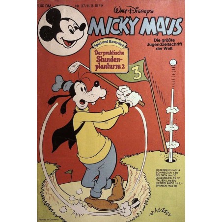 Micky Maus Nr. 37 / 11 September 1979 - Stundenplanturm 2