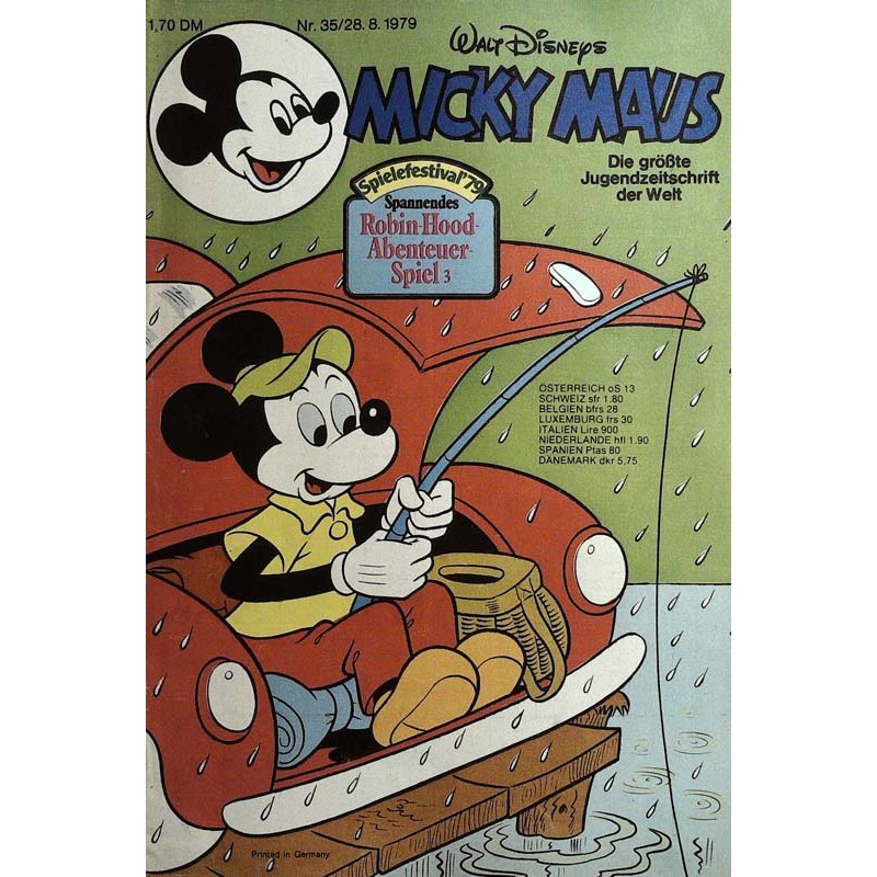 Micky Maus Nr. 35 / 28 August 1979 - Robin Hood Abenteuer 3