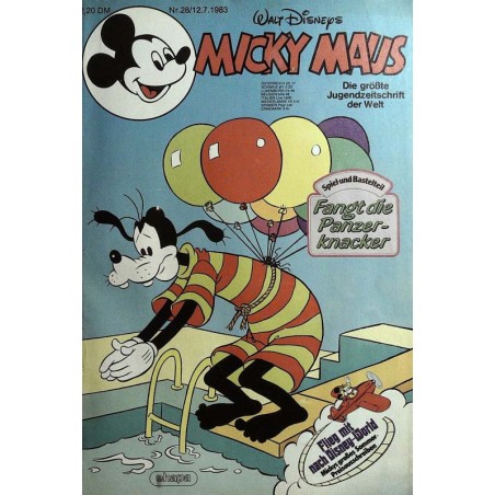 Micky Maus Nr. 28 / 12 Juli 1983 - Fangt die Panzerknacker