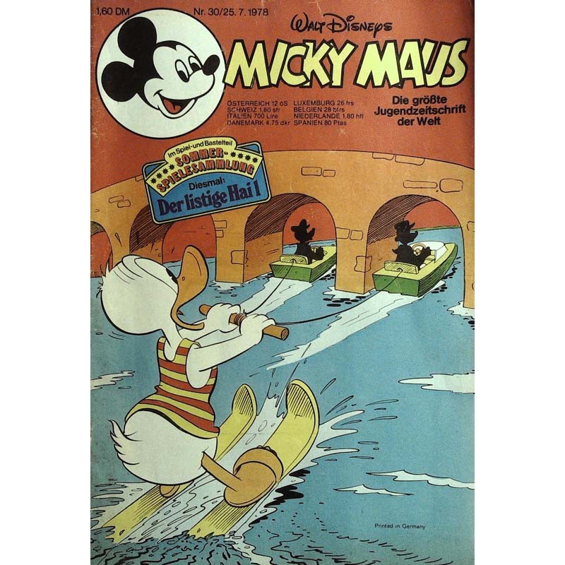 Micky Maus Nr. 30 / 25 Juli 1978 - Der listige Hai 1